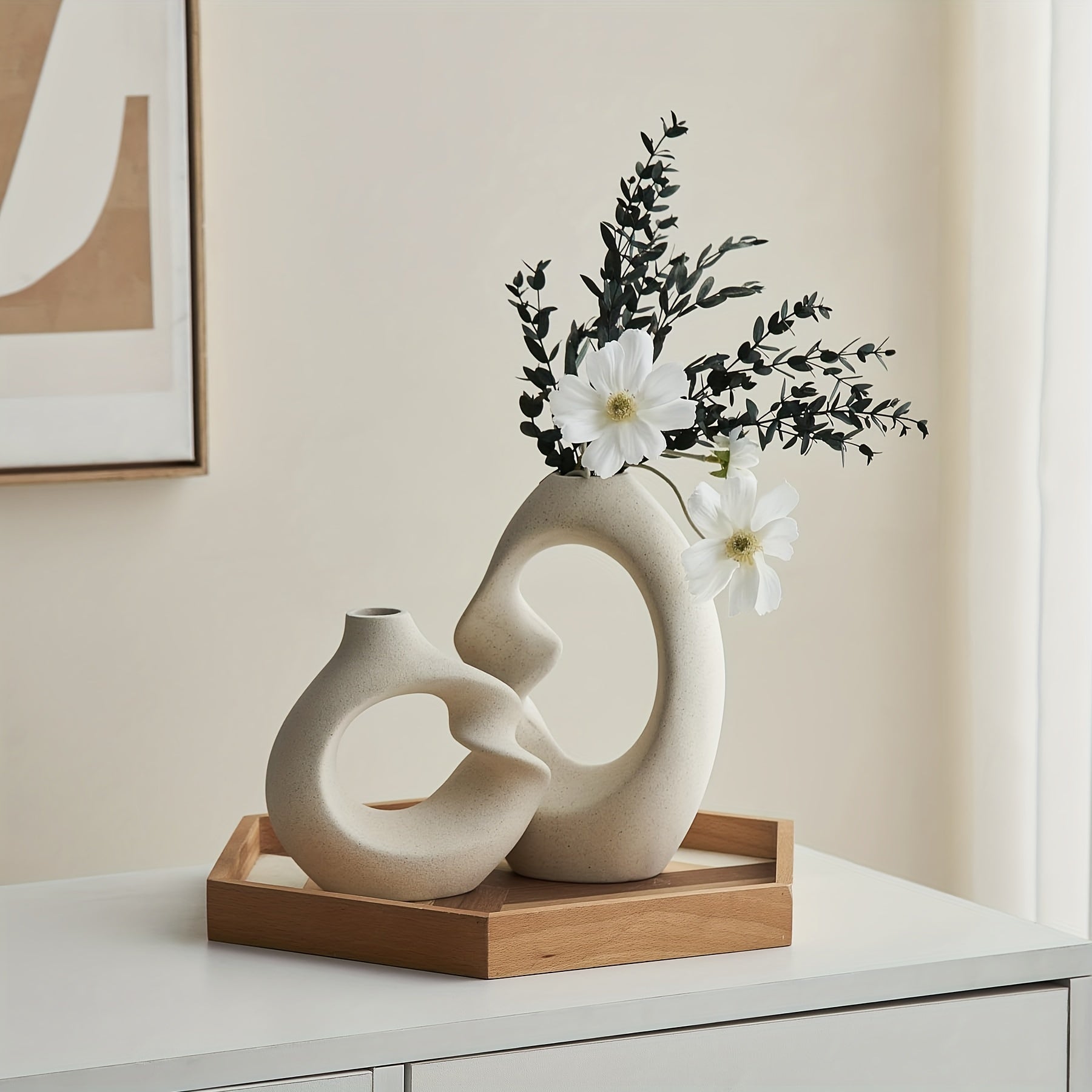 Abstract Elegance: Modern Ceramic Vases Vixilly 2